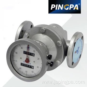 Elliptic gear flow meter